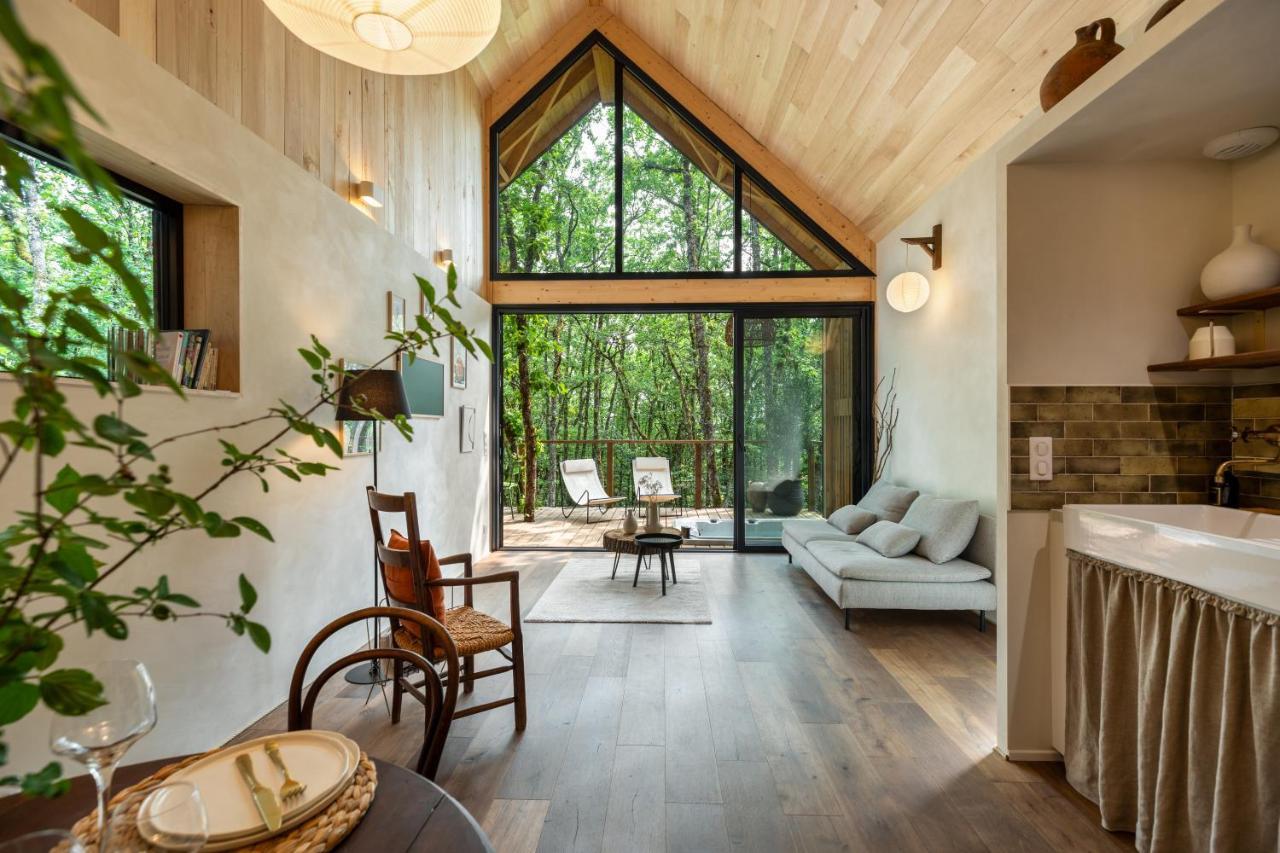Wabi Sabi Lodge - Spa&Sauna Privatif - Foret Turenne Екстер'єр фото